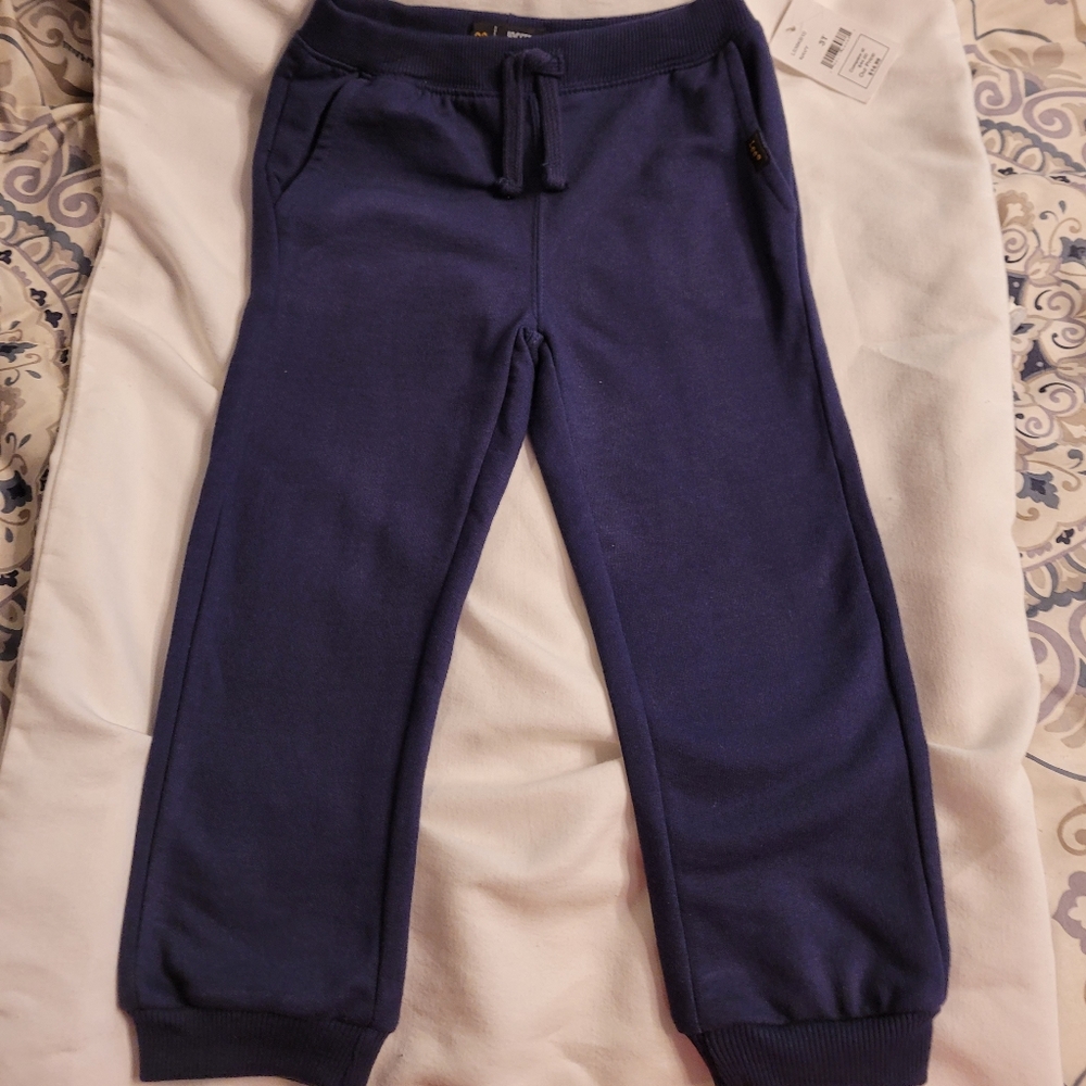 Kids blue joggers.